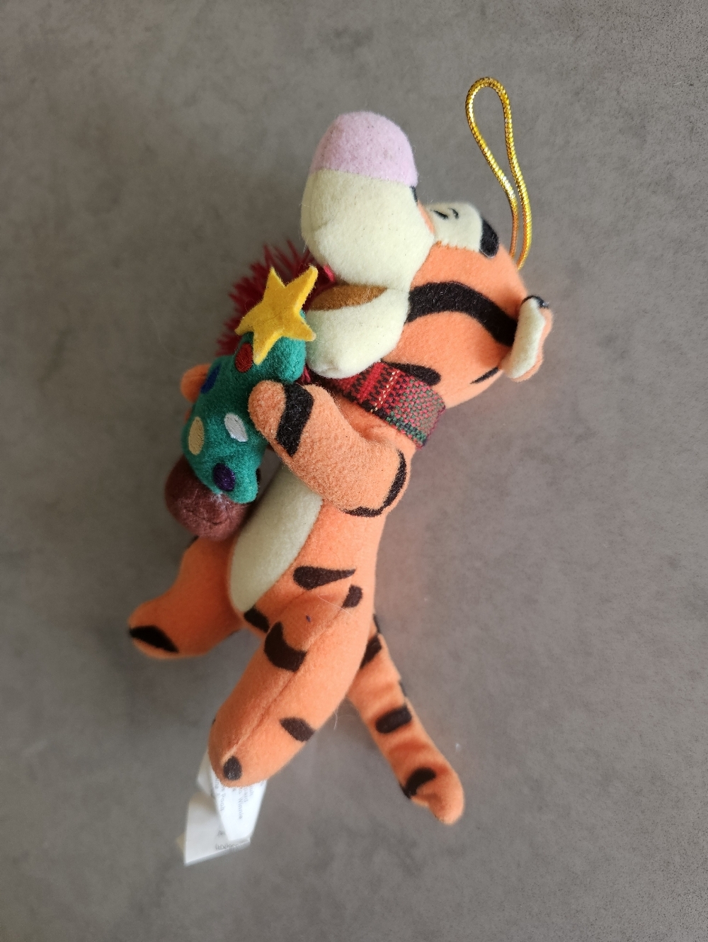 Vintage Disney Tigger Plush Christmas Ornament - Picture 3 of 7
